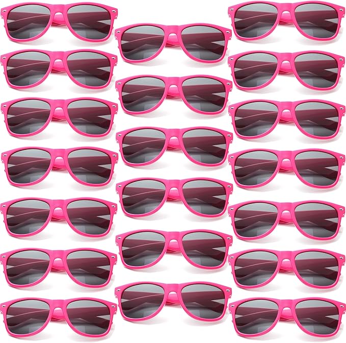 Eyegla Sunglasses Bulk Adults Party Sunglasses 80s Glasses Shades for Party Favors 8/10/20/30Pack