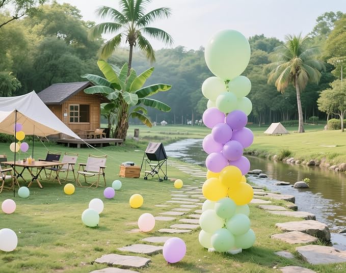 Pastel Green Balloons 145pcs Different Sizes 18 12 10 5 Inches Mint Green Latex Balloon Garland Arch for Birthday Baby Shower Wedding Anniversary Graduation Party Decorations