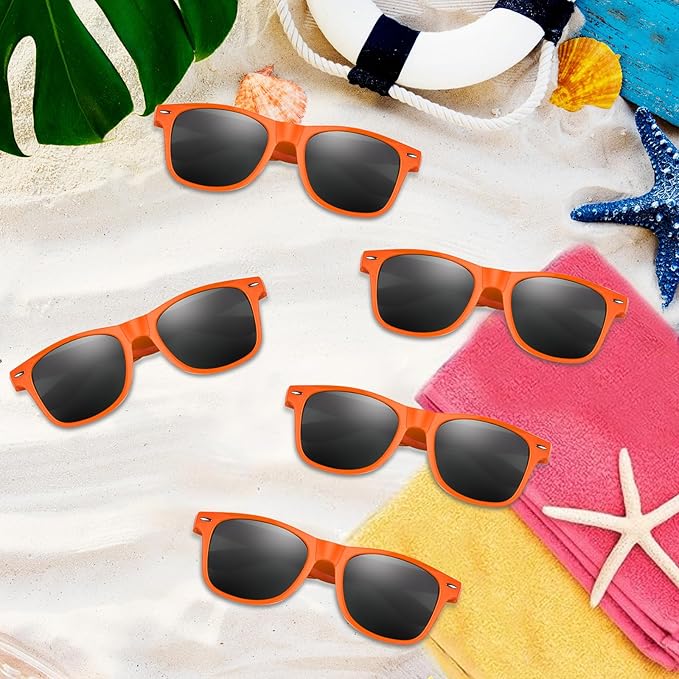 Colorful Party Sunglasses Bulk 20 Packs for Wedding Beach Summer Pool Party Supplies Goodie Bags Stuffers
