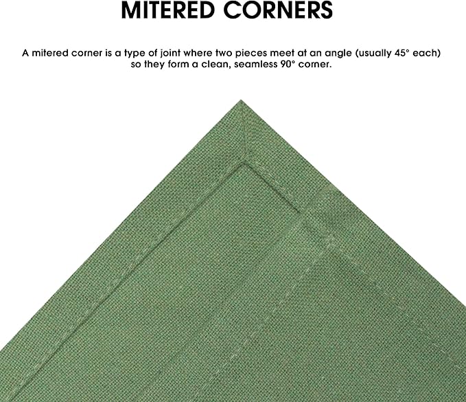 Fall Cloth Napkins Set of 12 100% Cotton Harvest Dinner Napkins 18"x18" Sage Color Highly Absorbent Soft Washable Reusable Durable Dinner Napkins Ideal for Everyday Use Thanks Giving Napkins