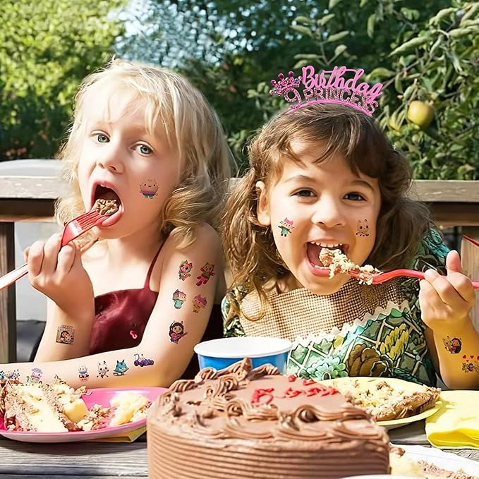 VELSCRUN 2nd 3rd 4-9th Birthday Princess Headband Pink Tiara Crown for Girls It's My Birthday Sash Party Decorations Gifts