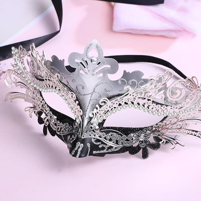 OIDEA Masquerade Mask for Couple - Roman Greek Venetian Mask Halloween Prom Party Costume Ball Mardi Gras Mask for Women Men