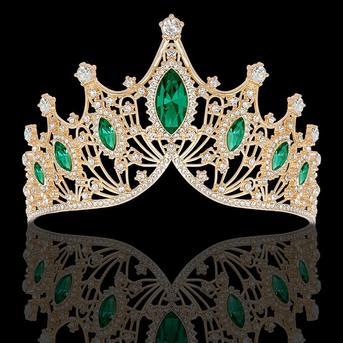 Tiaras Headbands Crown for Women and Girls, Princess Rhinestone Crown for Bridal, Crystal Queen Tiara Head Band Hair Accessories for Prom Wedding and Party