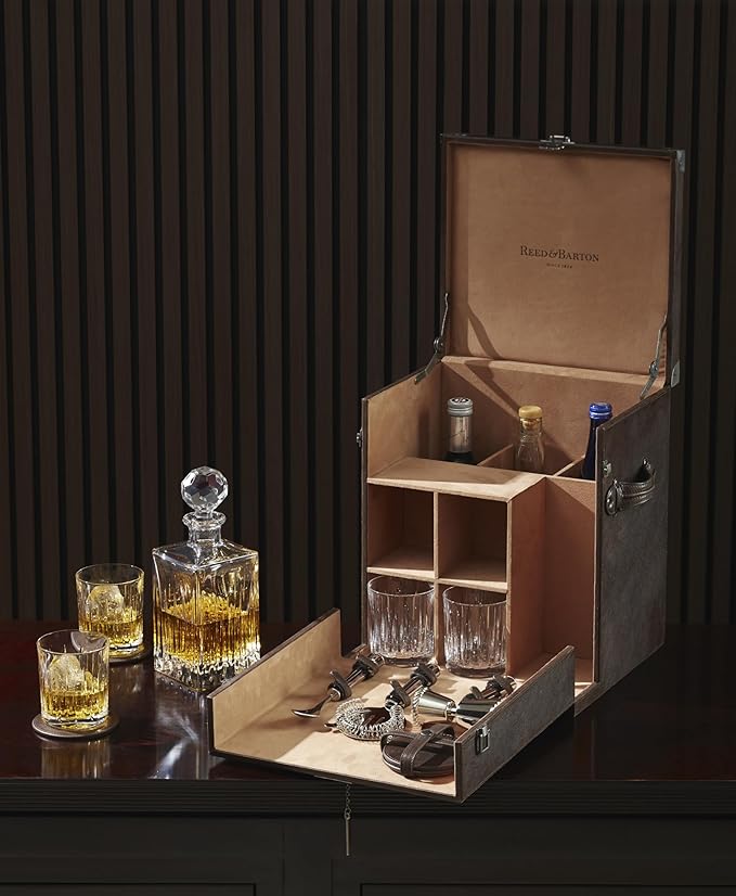 Reed And Barton 897307 200th Anniversary Soho Travel Bar Box Gift Set