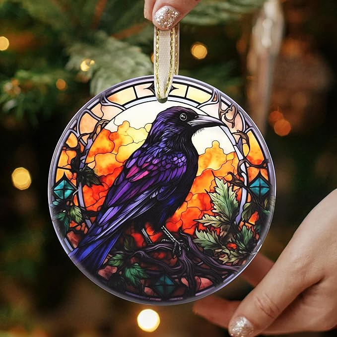 Touber Christmas Ornaments - Tree Decorations for Home - Holiday Present - Gifts Idea - Wise Crow