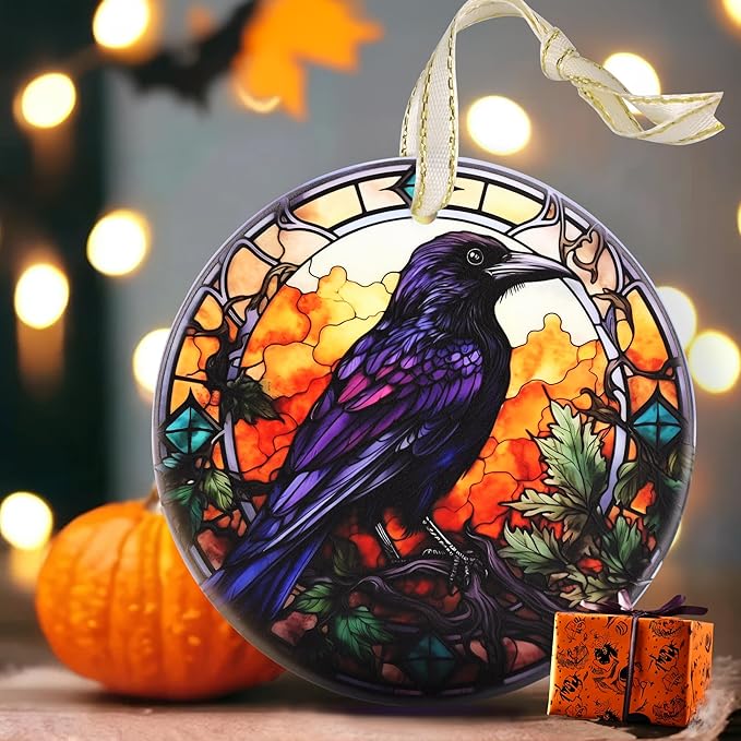 Touber Christmas Ornaments - Tree Decorations for Home - Holiday Present - Gifts Idea - Wise Crow
