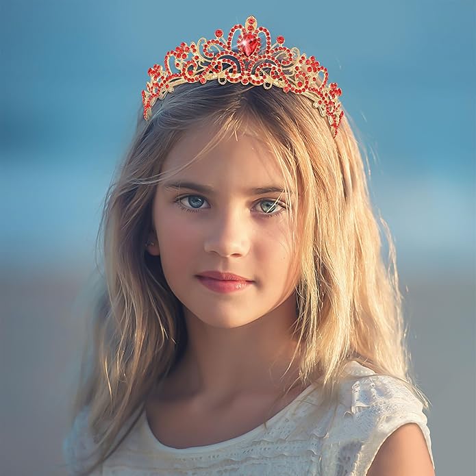 TAROSE Crowns for Women and Girls, Queen Crystal Gold Silver Tiaras with White Rhinestone and Combs, Goddess Crown for Wedding Bride Birthday Princess Bridal Shower Hair Accessories for Women