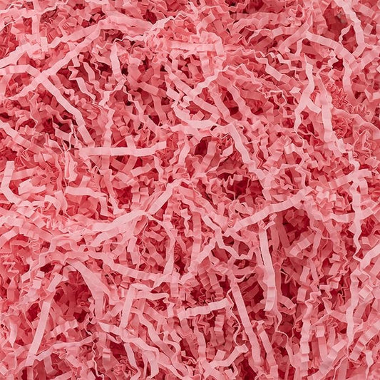 Uptotop 1/2LB Pink Crinkle Cut Paper Shred Filler for Gift Wrapping Basket Filling, Birthday, Christmas, Thanksgiving, Wedding, Mother's Day