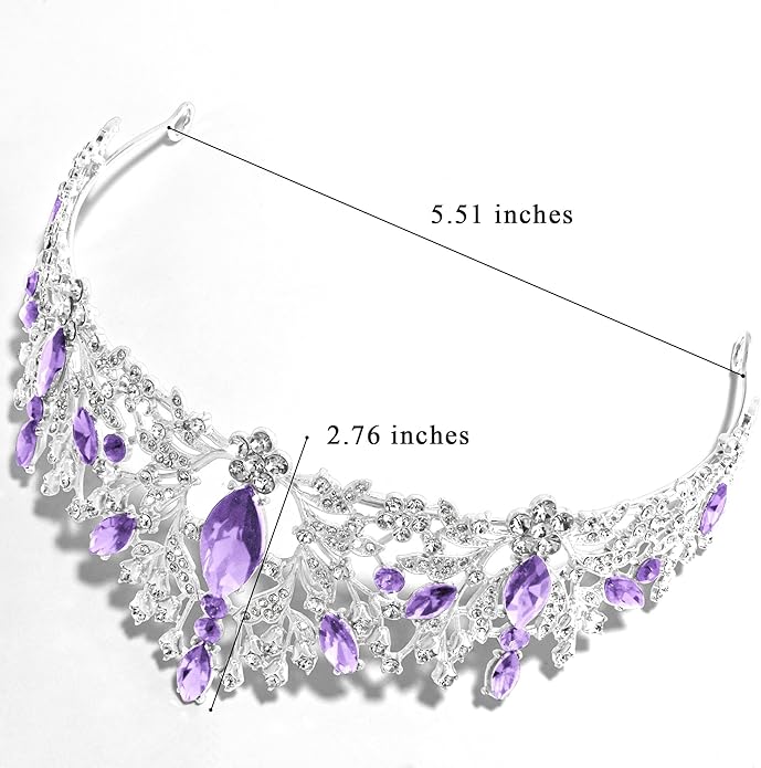 TAROSE Crowns for Women and Girls, Queen Crystal Gold Silver Tiaras with White Rhinestone and Combs, Goddess Crown for Wedding Bride Birthday Princess Bridal Shower Hair Accessories for Women