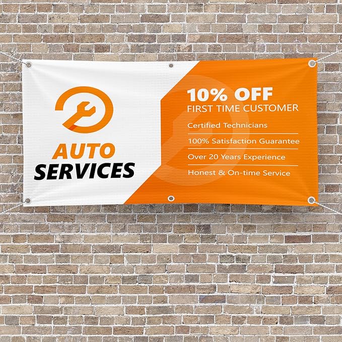 GotPrint Custom Banner 13oz Matte | Personalized Custom Vinyl Banner for Grand Openings, Graduations, Parties, Event Promotions | Add Your Text, Logos, Image, Indoor or Outdoor Use, 3 ft x 8 ft