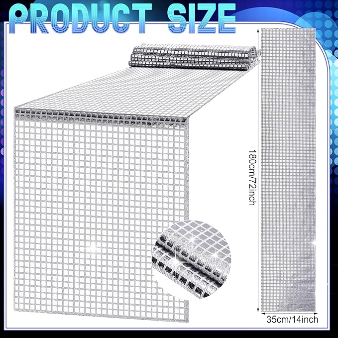 121 Pcs 70s 80s Disco Ball Christmas Party Decorations Disposable Paper Plates Napkins Cups Bachelorette Silver Balls Tableware Set for Wedding Cocktail Birthday Dancing Queen Party(Silver)
