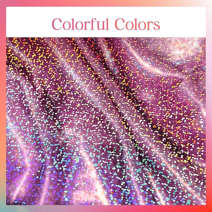 Pink Holographic Laser Tablecloths Hot Pink Shiny Table Covers 40" x 108" Foil Disposable Rectangle Table cloths for Girl Birthday Party Wedding Anniversary Bachelorette Baby Shower Decor