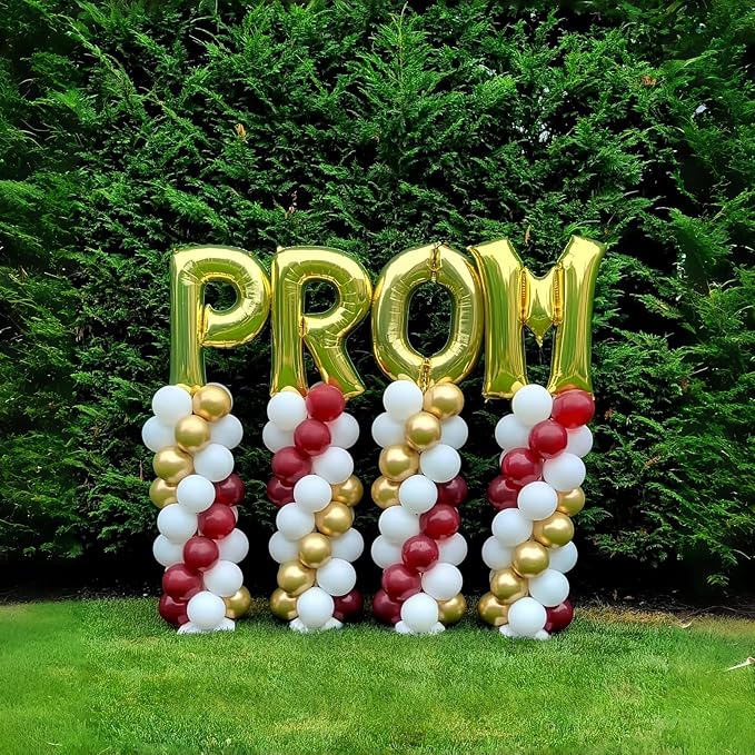 Large Custom Balloon Letters M, 40 Inch Helium Alphabet Word Balloons Decor, Big Self Inflating Foil A-Z Gold Letter Name Balloons for Boys Women Birthday Anniversary Party Decorations Supplies