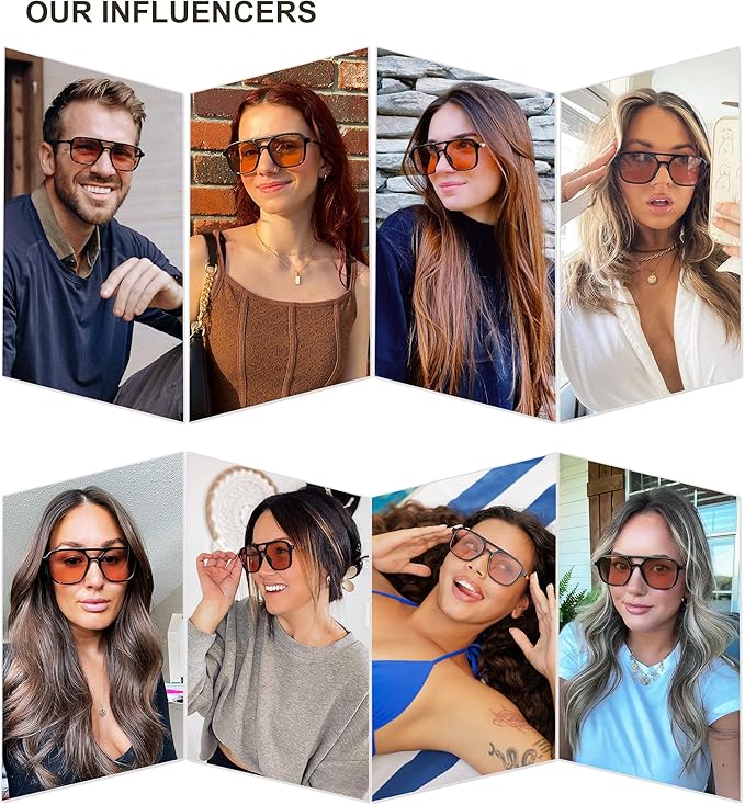 SOJOS Retro Aviator Sunglasses for Women Men,Trendy Rectangle Womens Mens Shades Sun Glasses SJ2202