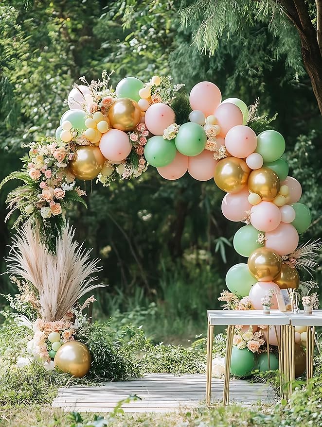 Sage Green Balloons, 60 pcs 12 Inch Thickened Latex Balloons for Birthday Party Decoration, Wedding, Baby Shower, Anniversary, Themed Parties Decorations and Balloon Garlands