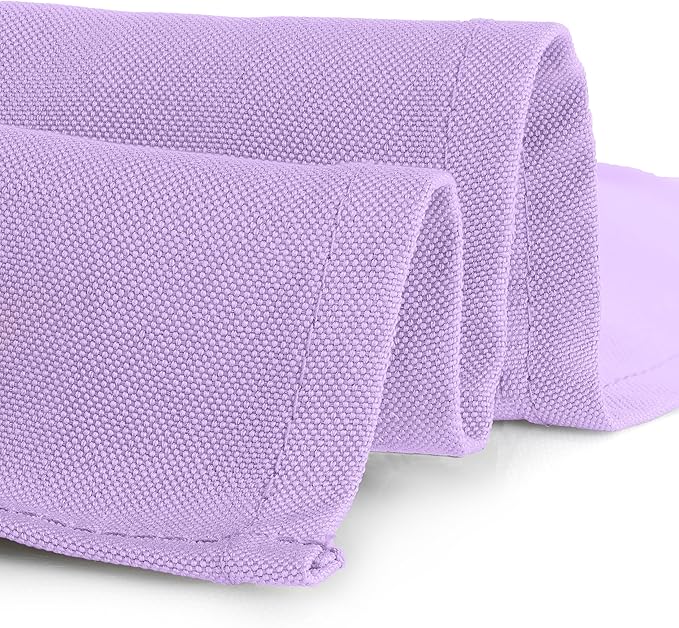 Gee Di Moda Fitted Tablecloth - 72 x 30 Inch Lavender Fitted Table Cloth for 6 Foot Rectangle Table - Heavy Duty Washable Fabric - for 6 Ft Buffet Table Holiday Party Dinner Wedding & Trade Show