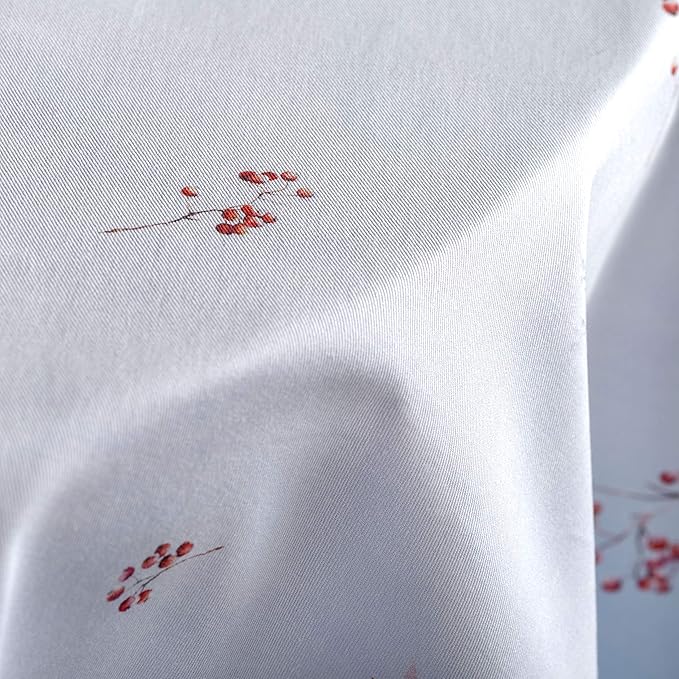 Maison d' Hermine Table Cloth Round Table 100% Cotton 63 Inches Fall Tablecloth Reusable Everyday Use for Thanksgiving Christmas Decorations Dining Farmhouse Party (Fairy Tale Forest)