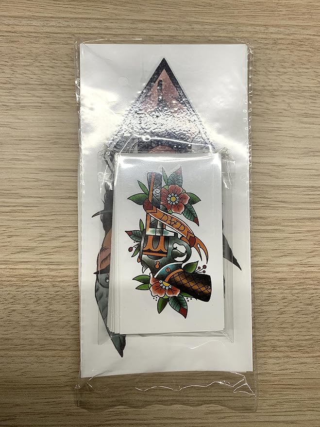 77 Sheets Temporary Tattoo for Women and Men, 17 Sheets Half Arm Chest Shoulder Fake Tattoos, 60 sheets Tiny for Adults Vintage Multi Colored Mixed Style Waterproof Realistic Tattoos Long-Lasting