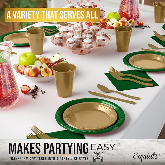 Party Solids St. Patrick's Day Party Set - 350 Pieces