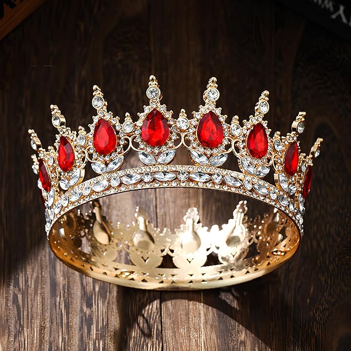 Crown Tiara for Women Queen Crown Rhinestone Wedding Crowns Birthday Tiara Women's Hair Accessories Costume Party Halloween Decor Prom Gifts