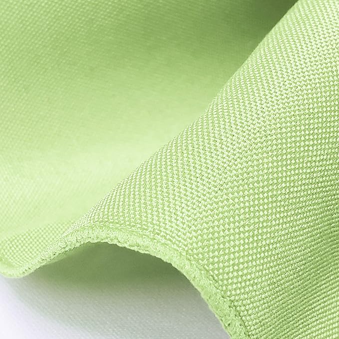 TableLinensforLess 17"x17" Polyester Cloth Napkins, Set of 6 (Mint) | Easy-Care, No-Iron Finish, Superior Color Retention, Machine Washable