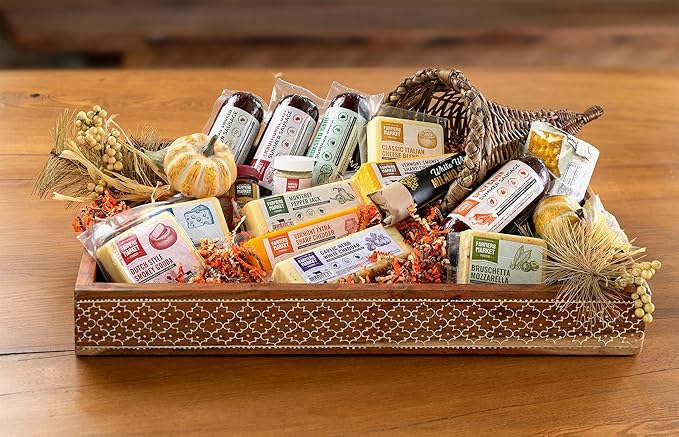 Farmers Market Gift Basket, Gluten Free, Keto, Paleo, Low Sodium, Zero Sugar, Christmas Charcuterie Board, Holiday Meat and Cheese Gift Baskets, A Gift For You
