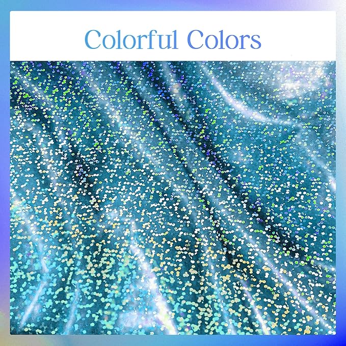 4pcs Blue Holographic Laser Tablecloths 40" x 108" Plastic Table Cloths for Parties Shimmer Shiny Party Decoration for Winter Ocean Princess Birthday Party Wedding Baby Shower Christmas Decor
