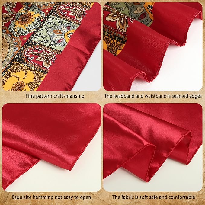 CICOCI Men Pirate Costume Accessories Set for Women Pirate Hat Head Scarf Corset Belt Dress Accessories