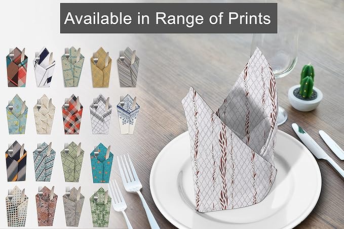 RUVANTI Cloth Napkins Set of 12 Cotton 100%, 18x18 Inches Napkins Cloth Washable, Soft, Absorbent. Cotton Napkins for Parties, Christmas, Thanksgiving, Weddings, Dinner Napkins Cloth - Wheatable