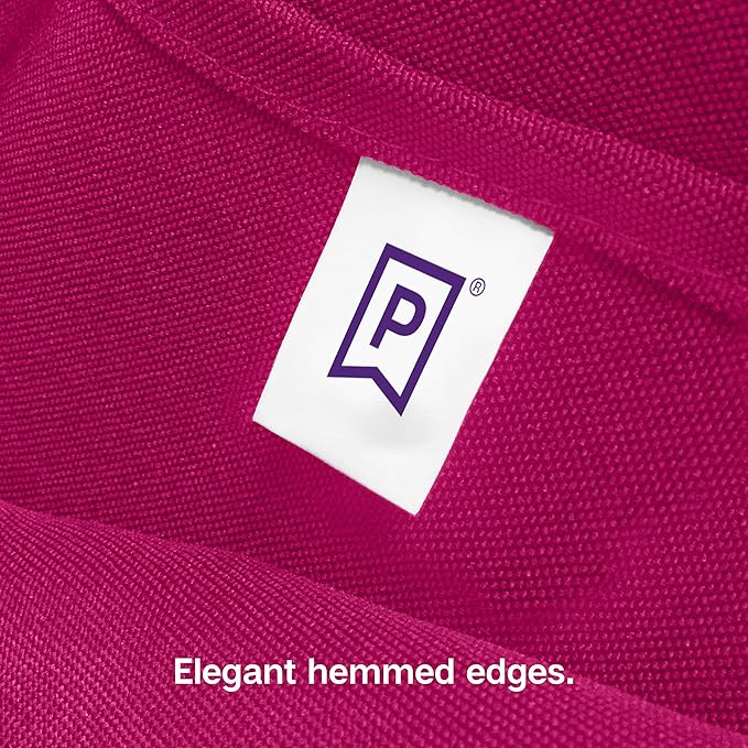 Gee Di Moda Fitted Tablecloth - 72 x 30 Inch Fuchsia Fitted Table Cloth for 6 Foot Rectangle Table - Heavy Duty Washable Fabric - for 6 Ft Buffet Table Holiday Party Dinner Wedding & Trade Show