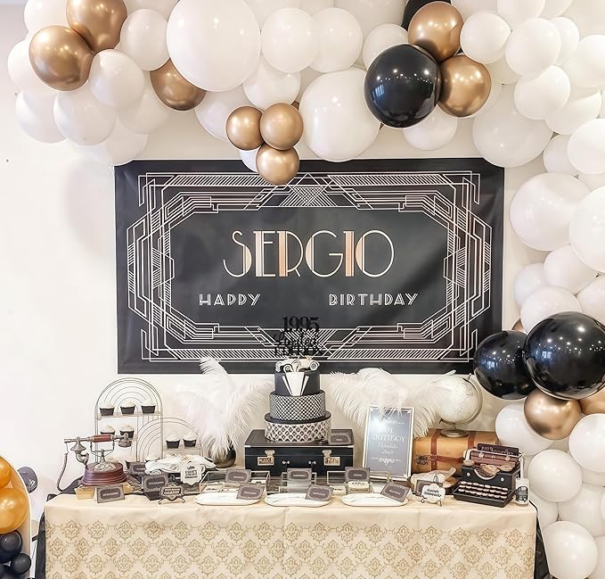 Limited EDITION 1995 Cake Topper - Black Glitter Happy 30th Birthday Party Cake Decoration Supplies, Cheer to 30 Years Cake Bunting Decor for 30th Birthday Party Photo Booth Props