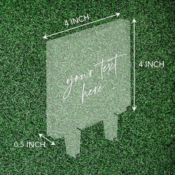 Andaz Press Fully Custom Modern Enter Your Own Text Here DIY Wedding Cake Topper, Acrylic Square Personalized Couple Cake Topper