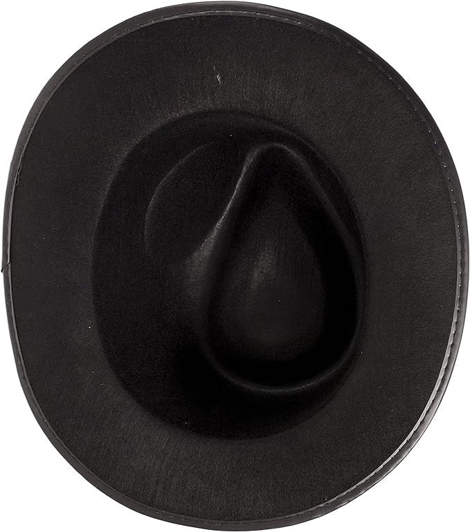 Funny Party Hats Black Gangster Hat - Black Fedora Hats - Costume Hats - Costume Accessories