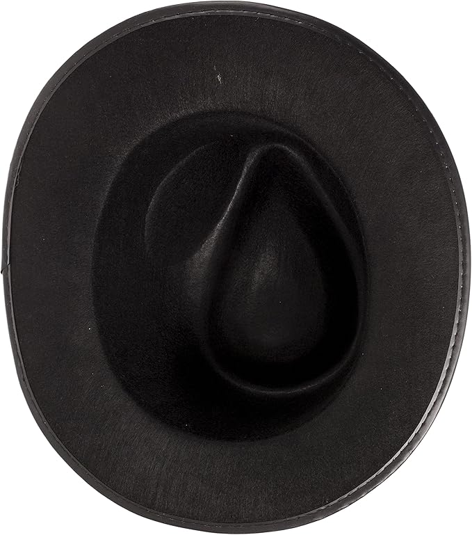 Funny Party Hats Black Gangster Hat - Black Fedora Hats - Costume Hats - Costume Accessories