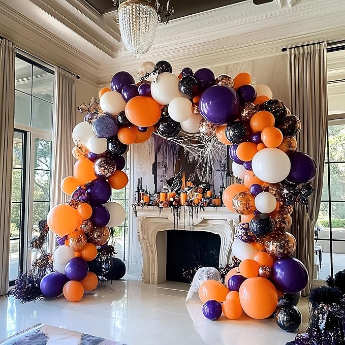 Orange Balloons, 60 PCS Orange Balloons 12 Inch Latex Balloon for Birthday Party Decoration, Wedding, Baby Shower, Anniversary, Summer Party Decoration and Balloon Garland