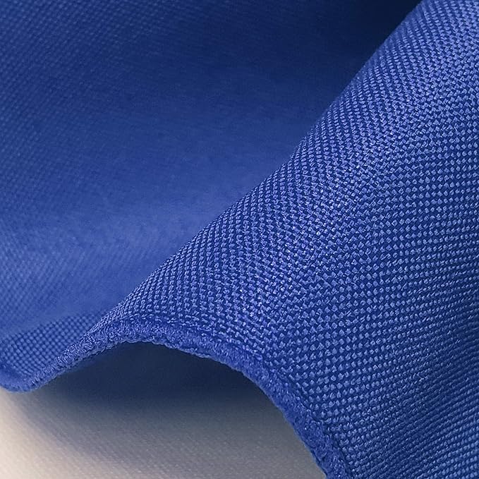 TableLinensforLess 17"x17" Polyester Cloth Napkins, Set of 6 (Royal Blue) | Easy-Care, No-Iron Finish, Superior Color Retention, Machine Washable
