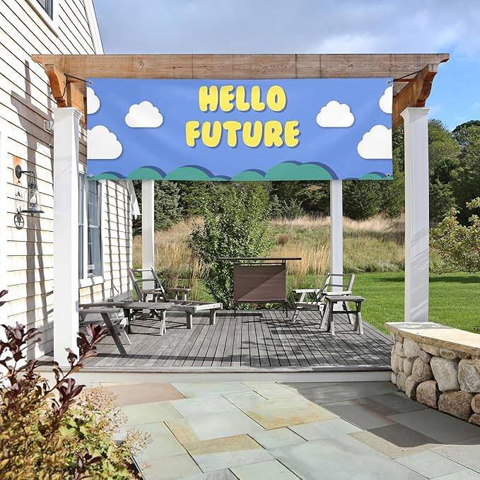 Personalized Custom Banner for Indoor/Outdoor Custom Banners and Signs with Photo or Text Customized Gifts for Christmas Birthday Parties Ornament (6' X 2')