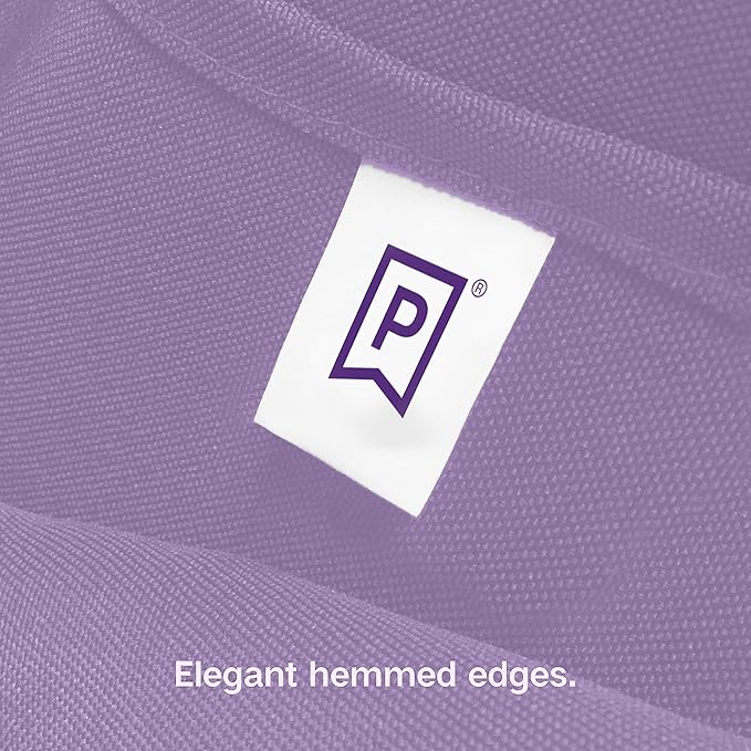 Gee Di Moda Fitted Tablecloth - 48 x 30 Inch Lavender Fitted Table Cloth for 4 Foot Rectangle Table - Heavy Duty Washable Fabric - for 4 Ft Buffet Table Holiday Party Dinner Wedding & Trade Show