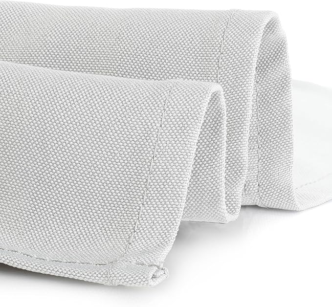 Gee Di Moda Fitted Tablecloth - 48 x 30 Inch White Fitted Table Cloth for 4 Foot Rectangle Table - Heavy Duty Washable Fabric - for 4 Ft Buffet Table Holiday Party Dinner Wedding & Trade Show
