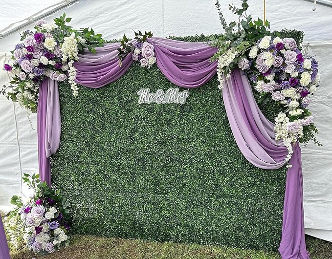 Roses Artificial Flowers Purple Fake Flower with Stems Bulk for DIY Wedding Bouquets Bridal Baby Shower Centerpiece Table Decorations Silk Faux Floral Arrangements for Party Home Decor Indoor