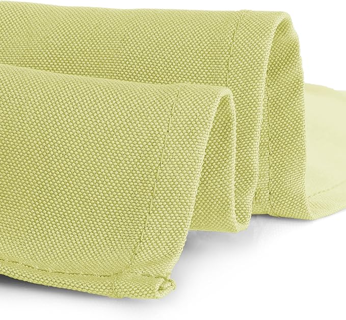 Gee Di Moda Fitted Tablecloth - 48 x 30 Inch Yellow Fitted Table Cloth for 4 Foot Rectangle Table - Heavy Duty Washable Fabric - for 4 Ft Buffet Table Holiday Party Dinner Wedding & Trade Show