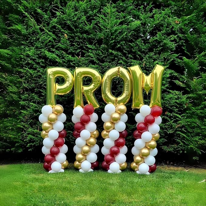 40 Inch Foil Letter Balloon, Big Alphabet R Word, Large Self Inflating Gold Decor for Custom Name, Helium Balloons for Women Birthday Party Anniversary Decoration Supplies