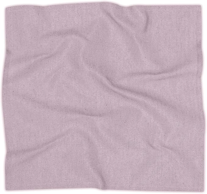 Ruvanti Cloth Napkins Set of 12, 18x18 Reusable Napkins Cloth Washable, Soft & Durable Table Napkin, Poly Cotton Fabric Dinner Napkins for Parties, Christmas, Thanksgiving, Weddings - Mauve