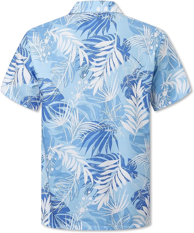 Cromoncent Matching Hawaiian Outfits for Family, Dad and Son Matching Luau Beach Tropical Shirts Mommy Daughter Tropical Sets