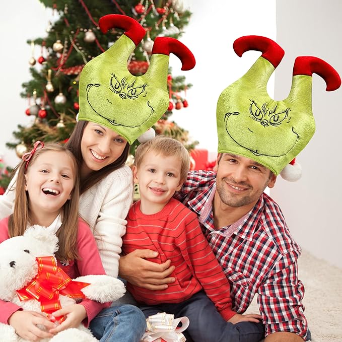 Christmas Hat,Gnome Hat, Strange Dr.Seuss Hats,Holiday Duck Cap for Xmas New Year Festive Party Supplies