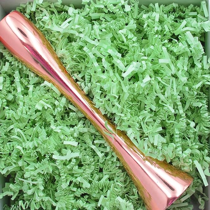 Uptotop 1/2LB Crinkle Cut Paper Shred Filler for Gift Wrapping Basket Filling, Birthday, Christmas, Thanksgiving, Wedding, Mother's Day (Green)