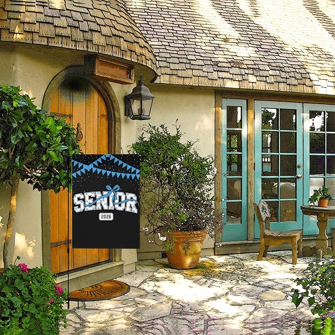 Class Of 2026 Senior 2026 Graduation Flags Decorative Banner Rustic Next Day Delivery