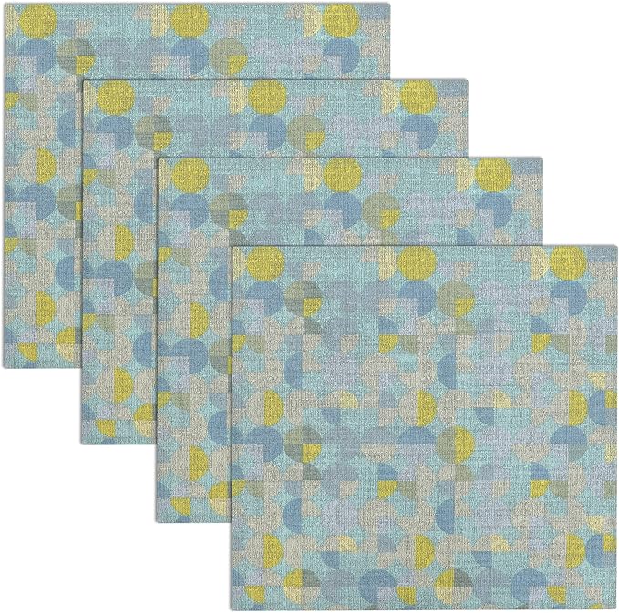 RUVANTI Cloth Napkins Set of 12 Cotton 100%, 18x18 Inches Napkins Cloth Washable, Soft, Absorbent. Cotton Napkins for Parties, Christmas, Thanksgiving, Weddings, Dinner Napkins Cloth - Quarterly