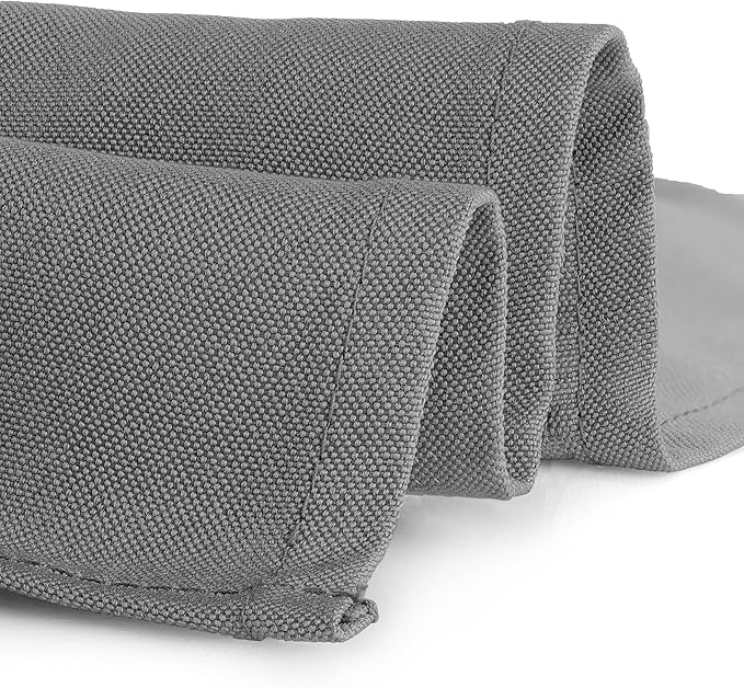 Gee Di Moda Fitted Tablecloth - 72 x 30 Inch Charcoal Fitted Table Cloth for 6 Foot Rectangle Table - Heavy Duty Washable Fabric - for 6 Ft Buffet Table Holiday Party Dinner Wedding & Trade Show