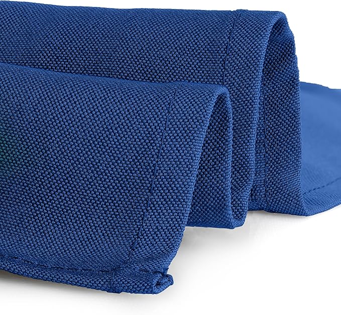 Gee Di Moda Fitted Tablecloth - 72 x 30 Inch Royal Blue Fitted Table Cloth for 6 Foot Rectangle Table - Heavy Duty Washable Fabric - for 6 Ft Buffet Table Holiday Party Dinner Wedding & Trade Show